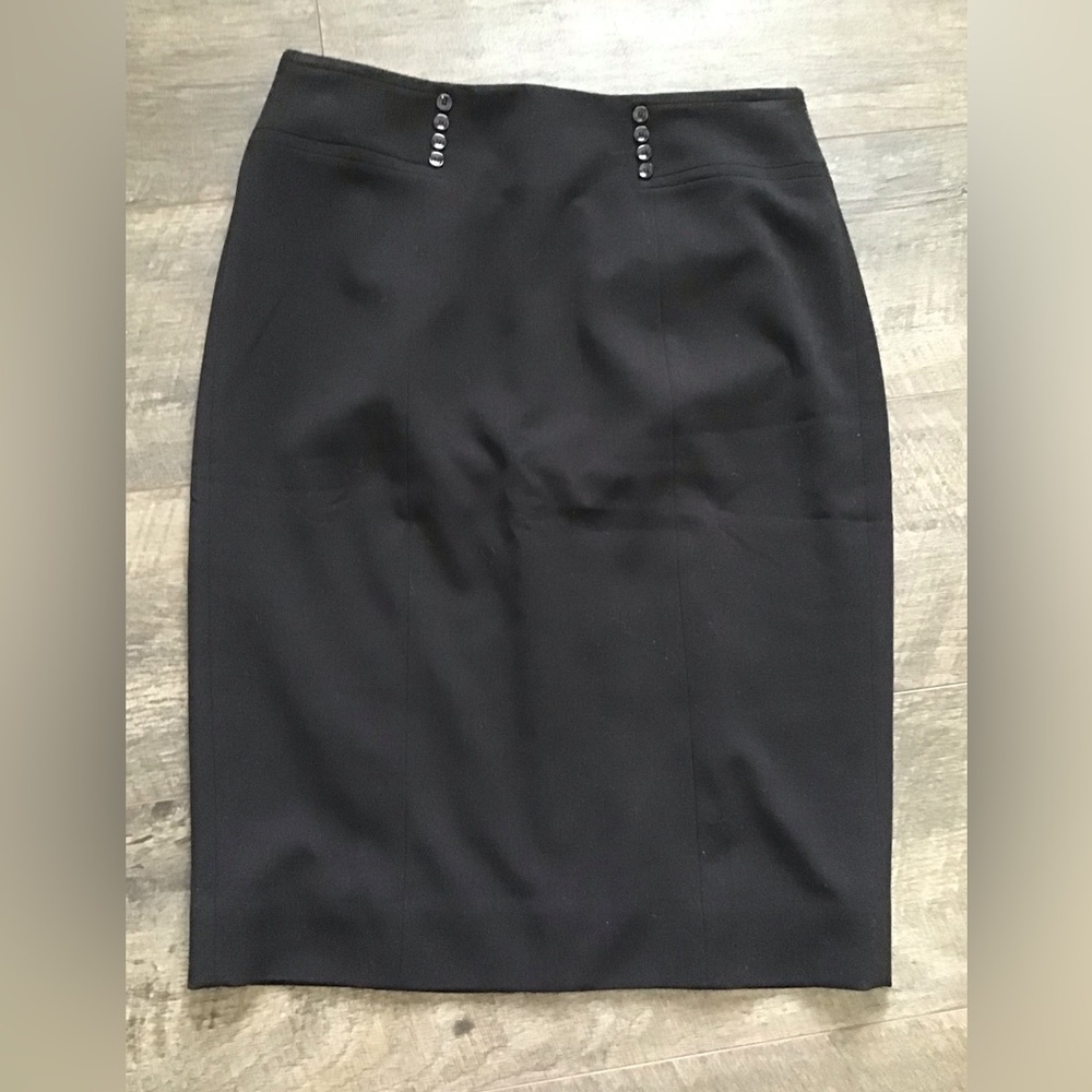 White House Black Market Classic Black Pencil Skirt -Tailored style NWT